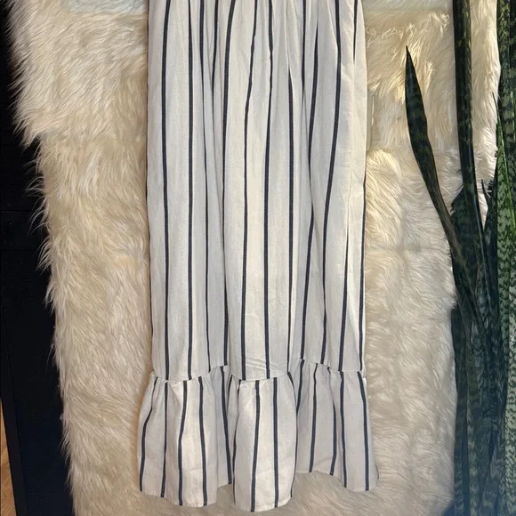 Mello Day Embroidered Striped Maxi Dress – Like New - Picture 3 of 7